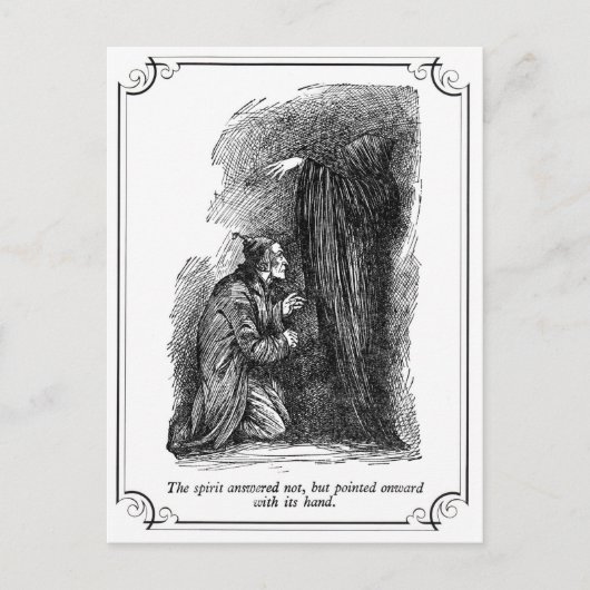 聖降誕祭キャロル：霊は答えなかった シーズンポストカード (正面)