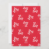 聖降誕祭シンプルを祝うクリスマス | フォト シーズンカード (裏面)