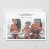 聖降誕祭スタイリッシュ祝 | 9フォトコラージュ | モダン シーズンカード (裏面)