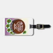 聖降誕祭パーソナライズされたお目出とう。 ラゲッジタグ (正面横)