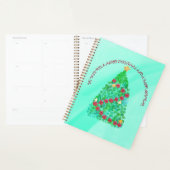 聖降誕祭パーソナライズされたお目出度う プランナー手帳 (ディスプレー)