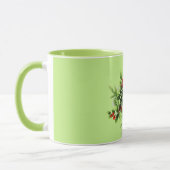 聖降誕祭ホリーメリークリスマスマグ マグカップ (左)