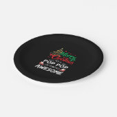 聖降誕祭ポップ・アートの祭ポップ・アートのを祝素晴らし素晴らしう ペーパープレート (アングル)