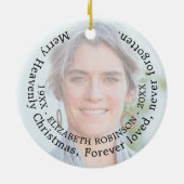 聖降誕祭メリーの記念碑 セラミックオーナメント (裏面)