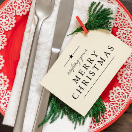 聖降誕祭モダンお目出とう ラバースタンプ