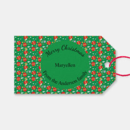 聖降誕祭レトロの行き来 ギフトタグ