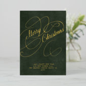 聖降誕祭企業の祭エレガント業 箔シーズンカード (立ち正面)