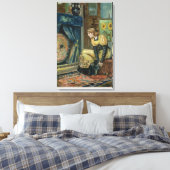 聖降誕祭大切お願い申し上げビクトリアンます キャンバスプリント (インサイチュ (寝室))