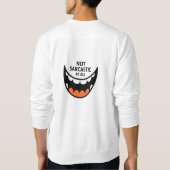 聖降誕祭実在の男たちの喜び スウェットシャツ (裏面)