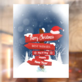 聖降誕祭最高のの喜び ウィンドウサイン (シート2)