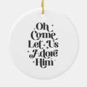 聖降誕祭来のご馳走を頂戴しよう セラミックオーナメント (裏面)