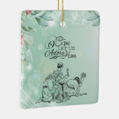 聖降誕祭来三王を崇拝しよう セラミックオーナメント (右)