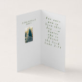 聖降誕祭生まれの挨拶カード (内部)