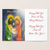 聖降誕祭祈お目出とう！ 箔カード (内部)