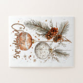 聖降誕祭素朴祝い ジグソーパズル (横)