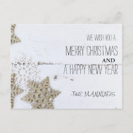 聖降誕祭素朴祝 | 休日の写真はがき シーズンポストカード