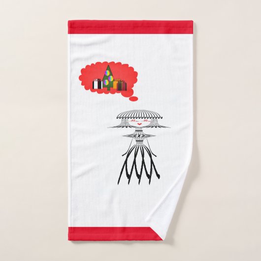 聖降誕祭考えるの女神 ハンドタオル (ハンドタオル)