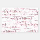 聖降誕祭聖降誕祭の手書き脚本 ラッピングペーパーシート (正面3)