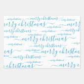 聖降誕祭聖降誕祭の手書き脚本 ラッピングペーパーシート (正面)