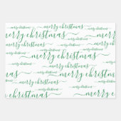 聖降誕祭聖降誕祭の手書き脚本 ラッピングペーパーシート (正面3)