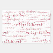 聖降誕祭聖降誕祭の手書き脚本 ラッピングペーパーシート (正面3)