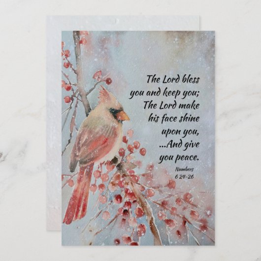 聖降誕祭賛美卿感動的よ シーズンカード (正面/裏面)