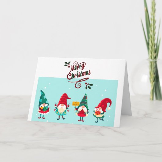 聖降誕祭**お目出度う**!ホリデイCA シーズンカード (正面)