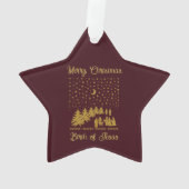 聖降誕祭、イエスの誕生 オーナメント (裏面)