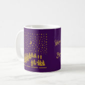聖降誕祭、イエスの誕生 コーヒーマグカップ (正面左)