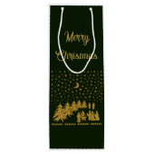 聖降誕祭、イエスの誕生 ワインギフトバッグ (裏面)