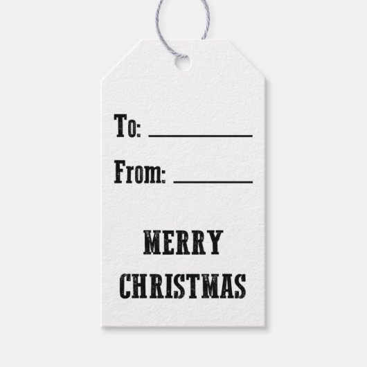 聖降誕祭 ギフトタグ (正面)