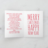 聖降誕祭 シーズンカード (内部)