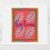 聖降誕祭 スパークリングワインラベル (シングルラベル)