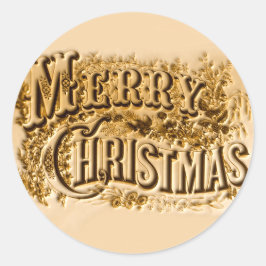 聖降誕祭 ラウンドシール