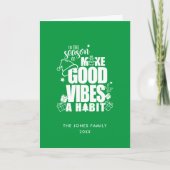 聖降誕祭 |単にミニマルホリデーカード カード (正面)