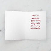 **聖降誕祭**「特別な友達」へ シーズンカード (内部)