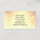 聖霊あなた歓迎され、教会のイベント詳細 名刺 (裏面)