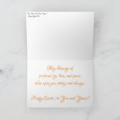 「聖霊が発動」イースターカード カード (内部)