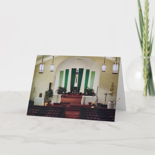 「聖霊が発動」イースターカード カード (正面)