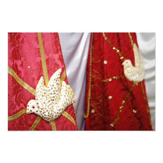 聖霊が鳩を舞う フォトプリント            (正面)