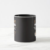 聖霊とコーヒーへの信仰のある朝 マグカップ (中央)