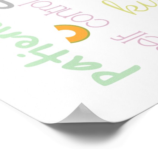 聖霊のかわいいクリスチャンのポスターの実 ポスター (角)