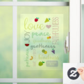 聖霊のかわいいクリスチャン信仰の果実 ウィンドウサイン (ホーム)