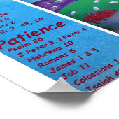 聖霊のポスターの果実(聖句あり) ポスター (角)