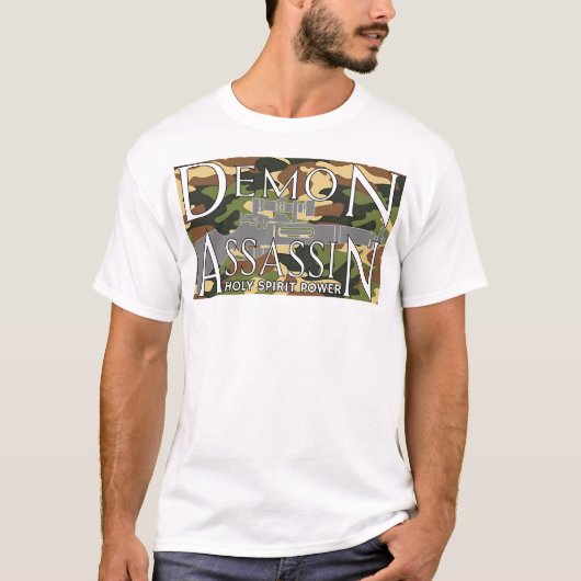 聖霊の力 - デーモンアサシン Tシャツ (正面)