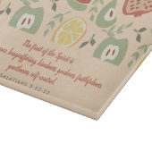 聖霊の実の抽象的な聖書の教え カッティングボード (角)