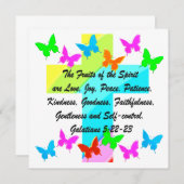 聖霊の実キリスト教 招待状 (正面/裏面)