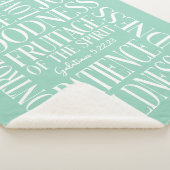 聖霊の実 ガラテヤ5 シェルパ ブランケット (3/4)