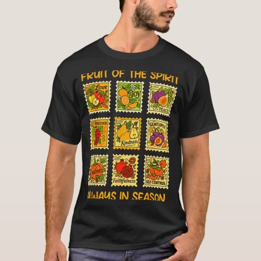 聖霊の実 キリスト教の信仰 イエス・キリスト 神 愛 Tシャツ (正面)