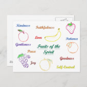 聖霊の実 ポストカード (正面/裏面)